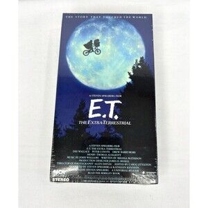 E.T. The Extra-Terrestrial VHS Video Tape 1988 Green Tape New/Sealed